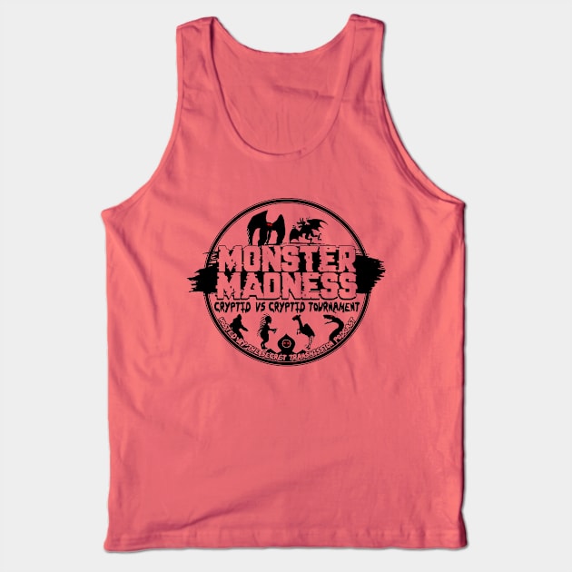 Monster Madness Tournament Logo Tank Top by Secret Transmission Podcast